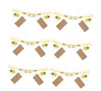 Vaguelly 12 Juegos De Recuerdos Para Fiestas De Abejas, Bolígrafos Y Llaveros Con Bolsas De Y Etiquetas Para Niños, Profesores, Enfermeras Y , Para Baby Showers, Fiestas Y