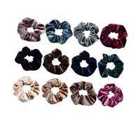 Vaguelly 12piezas De Color Cabello Accesorios De Pelo Para Mujeres y Coleteros De Terciopelo Para Coletas