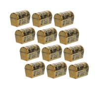 Vaguelly 12piezas Mini Cofres De Pirata De Plástico Vintage Para Decoración De Fiesta Infantil y Joyería Para Fiestas Temáticas y Accesorios De Cumpleaños