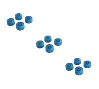 Vaguelly 12piezas Perillas De Control Para Guitarra Eléctrica Perillas Redondas De Volumen y Tono Azul Letras Blancas Reemplazo De Accesorios Para Guitarra Estilo Vintage