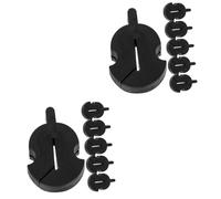 Vaguelly 12piezas Silenciador De Violín De Goma Práctica Accesorio Para Práctica Silenciosa Para Principiantes y Uso Nocturno Flexible y Duradero No Daña El Puente Del Violín