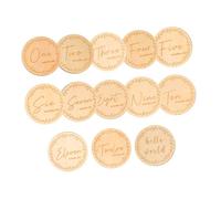 Vaguelly 13 Uds De Hitos Para Regalos Para Tarjetas Mensuales De Madera Tarjetas De Madera Para Hitos Tarjetas De Hitos Para Recién Nacidos Marcador De Hitos Para El