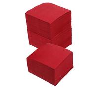 Vaguelly 150 Piezas Servilletas de Cóctel Rojas Desechables de Paquete de Unidades para y Elegantes