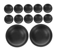 Vaguelly 16 Piezas Reemplazo De Pies De Equipaje Pies De Equipaje De Plástico Black