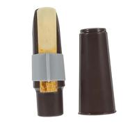 Vaguelly 1juego Abrazadera De Saxofón Protector De Boquilla Accesorio Duradero Para Instrumentos Musicales Compatible Saxofones y Clarinete