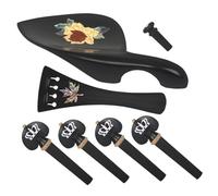 Vaguelly 1juego Accesorios Para Reparación De Violín Soporte De Mentonera De Afinación y De Endpin Para Músicos