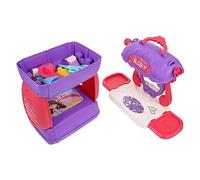 Vaguelly 1juego Conjunto De Juguetes De Peluquería Infantil Maletín Portátil De Simulación De Estilismo para Niñas Accesorios De Maquillaje y Peluquería Juguete Educativo para rol y