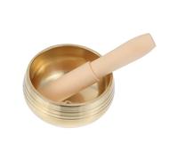 Vaguelly 1juego Cuenco De Canto y Martillo Para Cuenco De Relajación Hecho Mano Sonidos Tranquilos Para Yoga y