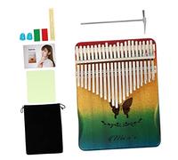Vaguelly 1juego Kalimba Teclas De Pulgar Piano Musical Para Niño Niña y Adultos Instrumento Ligero y Portátil Decoración De Para Viajes Relajación y Eventos