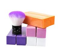 Vaguelly 1juego Para Uñas Cepillo De Limpieza Esponja y Bloques De Lijado Para Manicura y Pedicura Diseño Ergonómico y Portátil