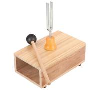 Vaguelly 1juego Tenedor De Afinación Con y Caja Resonadora Para De y Yoga Instrumento De De Física