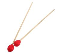 Vaguelly 1par Mazas de Marimba con Mango de Madera y Cabeza Envuelta Lana de Mango Equilibrado para Percusión Palillos para Instrumentos Musicales y Timbales