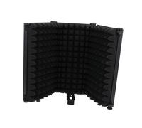 Vaguelly 1pieza Micrófono Aislante Filtro Acústico Para Grabación Panel Absorbente De Para Streaming y Radiodifusión Color Negro
