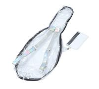 Vaguelly 1pieza Mochila De Guitarra Transparente Acolchada Estuche De Instrumento Doble para De Ligera y Diseño Estiloso para y Almacenamiento