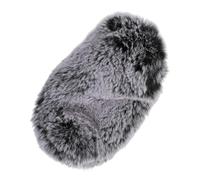 Vaguelly 1pieza Parabrisas De Microfono De Piel Artificial Para Videomic Pro Funda Antiviento Resistente Para Grabaciones Escenarios y Entrevistas