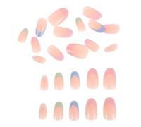 Vaguelly 2 Juegos Pegatinas para Uñas de Mujer Uñas Francesas Adhesivas para Manicura Casera Cobertura Total DIY