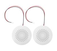 Vaguelly 2 minialtavoces de 8 ohmios y 1 W con carcasa de plástico, altavoces compactos de repuesto para proyectos electrónicos, amplificadores de audio DIY, anunciadores e intercomunicadores.