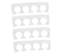 Vaguelly 2 pares Separadores de Dedos de Silicona Suaves y Reutilizables para Pedicura y Manicura para Mujeres y Hombres Corrector y Espaciador de Dedos para Cuidado de Uñas