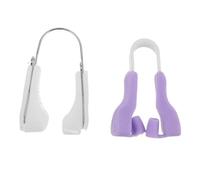 Vaguelly 2 Pcs Corrector De Levantador De Mando De La Nariz Corrector Y Clips De Nariz Nocturno Para Roncar El Dispositivo Más Delgado Para Mujeres Instrumento De Belleza De Nariz Suave Y
