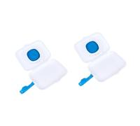 Vaguelly 2 Piezas Caja de toallitas húmedas para la boca y las manos del bebé saliente Caja portátil de toallitas húmedas para niños luz cálido Limpiar caja calentador envase