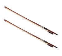 Vaguelly 2 Piezas De Arco De Violín 1/8 Pelo De Caballo Para Práctica, Accesorio De Instrumento Bien Equilibrado Para Violín Pequeño, Útil Para Estudiantes y Principiantes