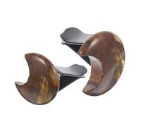 Vaguelly 2 Piezas Decoración de Crystal Star Moon auto coche decoraciones interior estética decoraciones de salida de aire del coche clip de aire acondicionado piedra de cristal