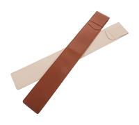 Vaguelly 2 Piezas Funda de Piel Sintética para Palos de Organizador y Práctico para Músicos Protección y Almacenamiento de Baquetas Accesorios Esenciales para Percusionistasbrown