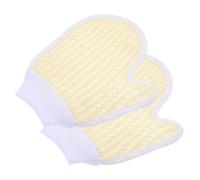 Vaguelly 2 Piezas Guantes De Baño Exfoliantes Súper Suaves Guante De Masaje Para Limpieza Profunda Cómodos Para Ducha