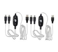 Vaguelly 2 Piezas Interfaz Midi a USB para Editar y Grabar Pistas Cable Midi 1m Convertidor De Cable Midi Cables Midi Adaptadores USB Cable Adaptador Midi Organo Electronico Suministros