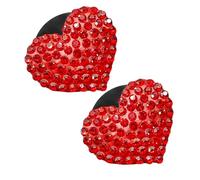 Vaguelly 2 Piezas Joya de Amor para Coche Decoración de Difusor de Ventilación de Clip de Salida de Difusor Clips para Decoración Interior de Coche para Ambientador