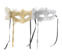 Vaguelly 2 Piezas Máscara de patrón de dragón máscara nupcial mascarada de máscara de oro máscaras de disfraces para mujeres máscara de la mascarada para las mujeres el plastico