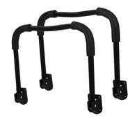 Vaguelly 2 Piezas Patas Plegables para Mesa de Escritorio Soporte Resistente de Hierro Diseño Compacto y Fácil Instalación para Muebles y Reposapiés