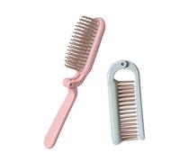 Vaguelly 2 Piezas Peine de peluquería peinar para el cabello peine de bigote cepillo secador de pelo peines para peinar cepillo para el pelo champú peine de masaje peine antiestático Blue