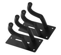 Vaguelly 2 Piezas Soporte de Pared para Guzheng Ranuras Diseño de Tablero Negro para Exhibición y Almacenamiento de Instrumentos Acústicos