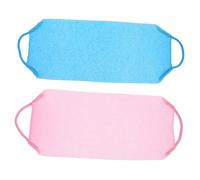 Vaguelly 2 Piezas Toalla Exfoliante de Espalda Ducha Esponja y Efectiva Limpieza Profunda del Cuerpo Hombres y Mujeres Material y Duradero