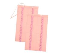 Vaguelly 2 Piezas Unidades Bolsa Colgante de Fieltro Plegable para Bastones de Batería y Exhibidor de Cinturones de Karate y Taekwondo Organizador Portátil para Cinturones Almacenamiento