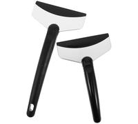 Vaguelly 2 Raspadores de Hielo para Parabrisas de Coche Diseño Multifuncional Portátil, Acero Inoxidable y Plástico, Ideales para Limpieza Anticongelante en Invierno