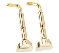 Vaguelly 2 Tornillos para Soporte de Mentón de Violín de Latón Dorado Diseño Estable y Soporte Fuerte para Accesorios de Violín DIY