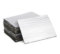 Vaguelly 20 almohadillas de aislamiento acústico para coches, furgonetas, automóviles, láminas aislantes para campanas, material de protección térmica, alfombrilla de aislamiento acústico para coches