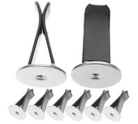 Vaguelly 20 Piezas Accesorio De Coche Clips De Salida De Aire Acondicionado Automático Clip De Ventilación De Aire Del Coche Clips De Perfume De Salida De Coche Ambientador Metal Ronda