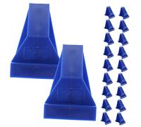 Vaguelly 20 Piezas Kit de Instalación para Suelo Laminado con Cuñas de Madera Duraderas y Estables Herramientas de Montaje Reutilizables para Tarima Flotante y Parquet Laminado
