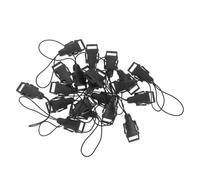 Vaguelly 20 Piezas Qd Loop Adaptador de Clip para Correa de Cámara Compatible con Ojales para Liberación Rápida Soporte para Correa de Cuello y Hombro