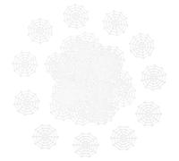 Vaguelly 200 Piezas Halloween Plastic Cobwebs Reusable Glow In The Dark Fake Spider Webs Lightweight Indoor Outdoor Party Decorations Creepy Photo Props