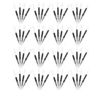 Vaguelly 200 Piezas Recambios de Tinta Gel Negra para Bolígrafos de Punta Fina 0.5mm con Secado Rápido y Cuerpo de Plástico para Tareas de Precisión y Viajes