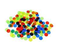 Vaguelly 200piezas Fichas De Bingo De 15 Mm Colores Aleatorios De Fichas De Plástico para y Matemáticas