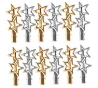 Vaguelly 20piezas Pinzas Cabello De Metal Pinzas Pequeñas Forma De Para Niñas Adolescentes Accesorios Bonitos Cabello Para Usar El Frente Lados