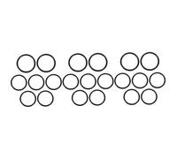 Vaguelly 21piezas Anillos De Goma Para Cuencos Cantores Material Duradero Para Sonido Incluye Anillos y Pequeños Para Instrumentos De Rituales Budistas
