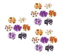 Vaguelly 21piezas Pasadores De Moño De Halloween Para Niñas Accesorios Divertidos Para Fiestas Clips De Cabello Diferentes Estilos y Para Cosplay y Ocasiones Especiales