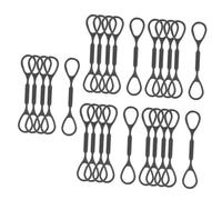 Vaguelly 25 Piezas Cuerda De Remolque De Tubo De Sonido Tope De Afinación Deslizante Tapón Deslizante De La Válvula De Trompeta Tapón Deslizante De Trompeta Instrumento Gel De Sílice Black