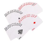 Vaguelly 2juegos Blank DIY Poker Cards Single Side Heat Transfer Paper Playing Cards para Diseño Personalizado para Hobby Eventos y Regalos Creativos
